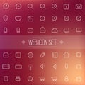 Trendy Line Vector Icons Web Mobile Applications Royalty Free Stock Photo