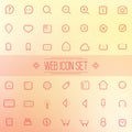 Trendy Line Vector Icons Web Mobile Applications
