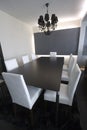 Trendy Modern Dining Room Royalty Free Stock Photo