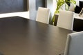 Trendy Modern Dining Room Royalty Free Stock Photo