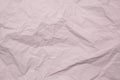 Trendy paper texture. Crumpled paper in light gray color