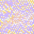 Trendy pattern wavy rectangular stripes with trendy gradient 3d rendering digital illustration. Multi colored background