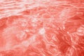Trendy photography of the actual colors for this season - a shade of orange, coral. Beautiful pure water and a swimming pool