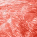Trendy photography of the actual colors for this season - a shade of orange, coral. Beautiful pure water and a swimming pool