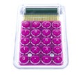 Trendy purple calculator