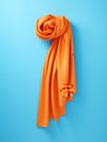 Trendy Scarf Accessory Vertical Illustration.