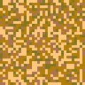 Trendy Seamless digital pixel camouflage pattern Royalty Free Stock Photo