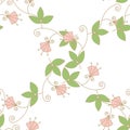 Trendy Seamless Floral Pattern In Vector Royalty Free Stock Photo