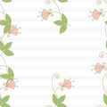 Trendy Seamless Floral Pattern In Vector Royalty Free Stock Photo