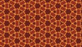 Trendy seamless geometric pattern with different shapes of brown and orange shades Royalty Free Stock Photo