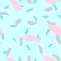 Trendy seamless pattern. Repeated colored brush strokes. Sketch, grunge, watercolor.