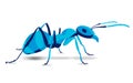 Trendy stylized illustration, ant, pismire, line vector silhouette of , Royalty Free Stock Photo