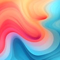 Trendy summer fluid gradient background, colorful abstract liquid. Modern wallpaper design for poster, website, placard, cover, Royalty Free Stock Photo