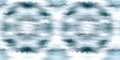 Trendy tie dye blue washed border in nautical style. Ribbon pattern of textured hippy summer fashion design.