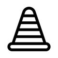 Trendy unique icon of Construction cone, construction cone vector design