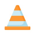 Trendy unique icon of traffic cone, construction cone vector design