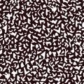 Trendy urban black and white terrazzo vector seamless pattern