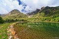 Trentino - Doss dei Gembri lake Royalty Free Stock Photo