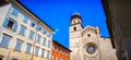 Trento cathedral horizontal italy landmarks - Trentino region - Royalty Free Stock Photo