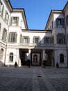 Trento courtyard of Palazzo Thun Royalty Free Stock Photo
