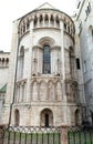 View from the outside of the apse of the cathedral of Trento Royalty Free Stock Photo