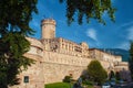 Trento, Italy - Buonconsiglio Castle Castello del Buonconsiglio - medieval castle with tower Royalty Free Stock Photo