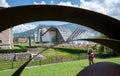 Trento, Italy, June 2021. A particular point of view for the science museum: the