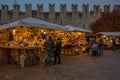 Trento, Italy, November 22, 2017 : Christmas Market, Trento, Trentino Alto Adige, Italy