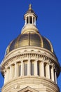 Trenton - dome of State Capitol Building Royalty Free Stock Photo