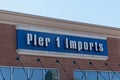 Pier 1 Imports for imported home furnishings and decor Royalty Free Stock Photo