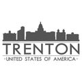 Trenton Skyline Symbol Design City Vector Art