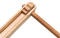 Treshchotka (clapper) wooden musical instrument Royalty Free Stock Photo