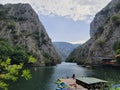 Treska River in Matka Canyon North Macedonia