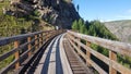 Trestles in the mountains of bc Royalty Free Stock Photo