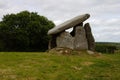 Trevethy Quoit. Neolithic thomb at Bodmin Moor, Cornwall, UK