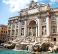 Trevi Fountain Royalty Free Stock Photo