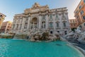 Trevi Fountain, the baroque fountain in Rome, Italy Royalty Free Stock Photo