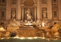 Trevi Fountain Close Up Night Rome Italy Royalty Free Stock Photo