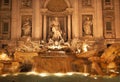 Trevi Fountain Close Up Night Rome Italy Royalty Free Stock Photo