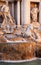 Trevi Fountain Close Up Rome Italy Royalty Free Stock Photo