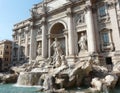 Trevi fountain (Fontana di Trevi) in Rome, Italy Royalty Free Stock Photo