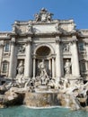 Trevi fountain (Fontana di Trevi) in Rome, Italy Royalty Free Stock Photo