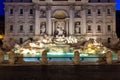 Trevi Fountain Fontana di Trevi in Rome. Italy Royalty Free Stock Photo