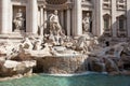 Trevi Fountain (Fontana di Trevi) in Rome, Italy,