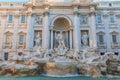 Trevi Fountain Fontana di Trevi in Rome Royalty Free Stock Photo