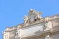 Trevi fountain historical building Rome Italy Royalty Free Stock Photo