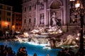 Fontana di Trevi Rome , Roma Royalty Free Stock Photo