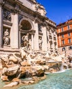 Trevi Fountain Italian: Fontana di Trevi, Rome, Italy, Europe Royalty Free Stock Photo