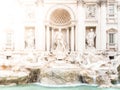 Trevi Fountain, Italian: Fontana di Trevi, in Rome, Italy. Royalty Free Stock Photo
