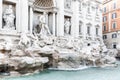 Trevi Fountain, Italian: Fontana di Trevi, Rome, Italy. Royalty Free Stock Photo